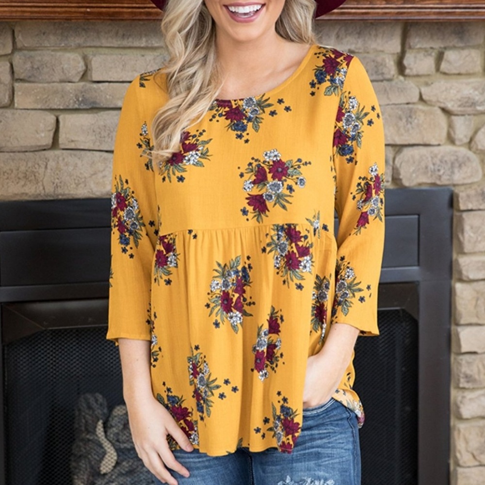  Floral Print Tunic - Picture 4 of 7